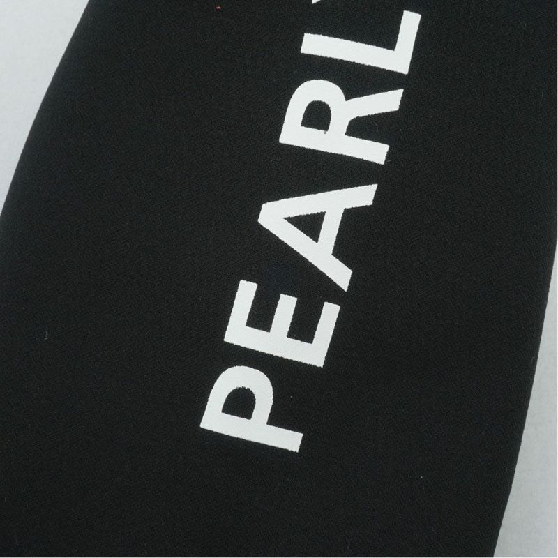 PEARLY GATES ブラックレギンス パーリーゲイツ PG アシメロゴプリント極厚レギンス レディースゴルフ