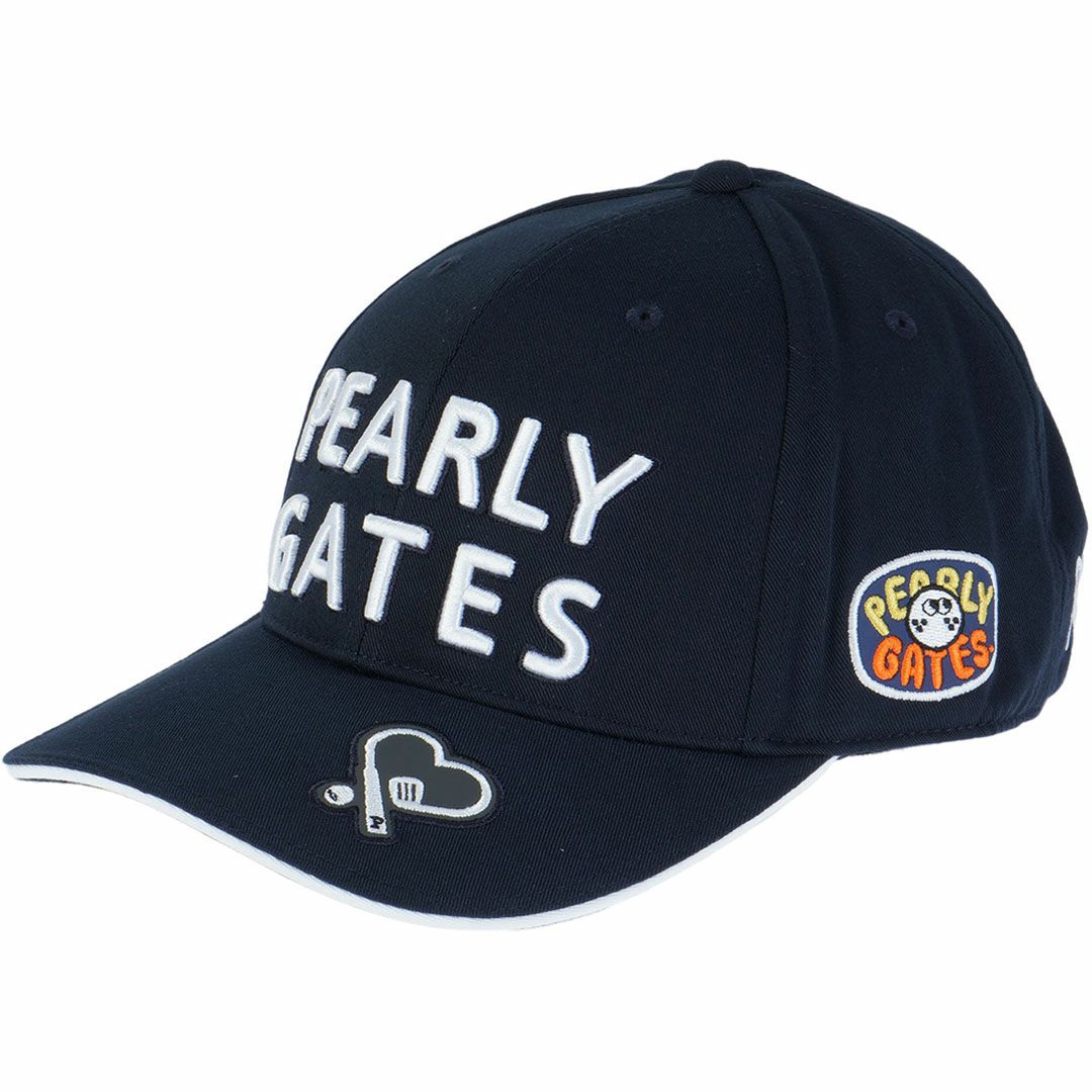 パーリーゲイツ]2段ロゴリサイクルツイルBASICキャップ (UNISEX