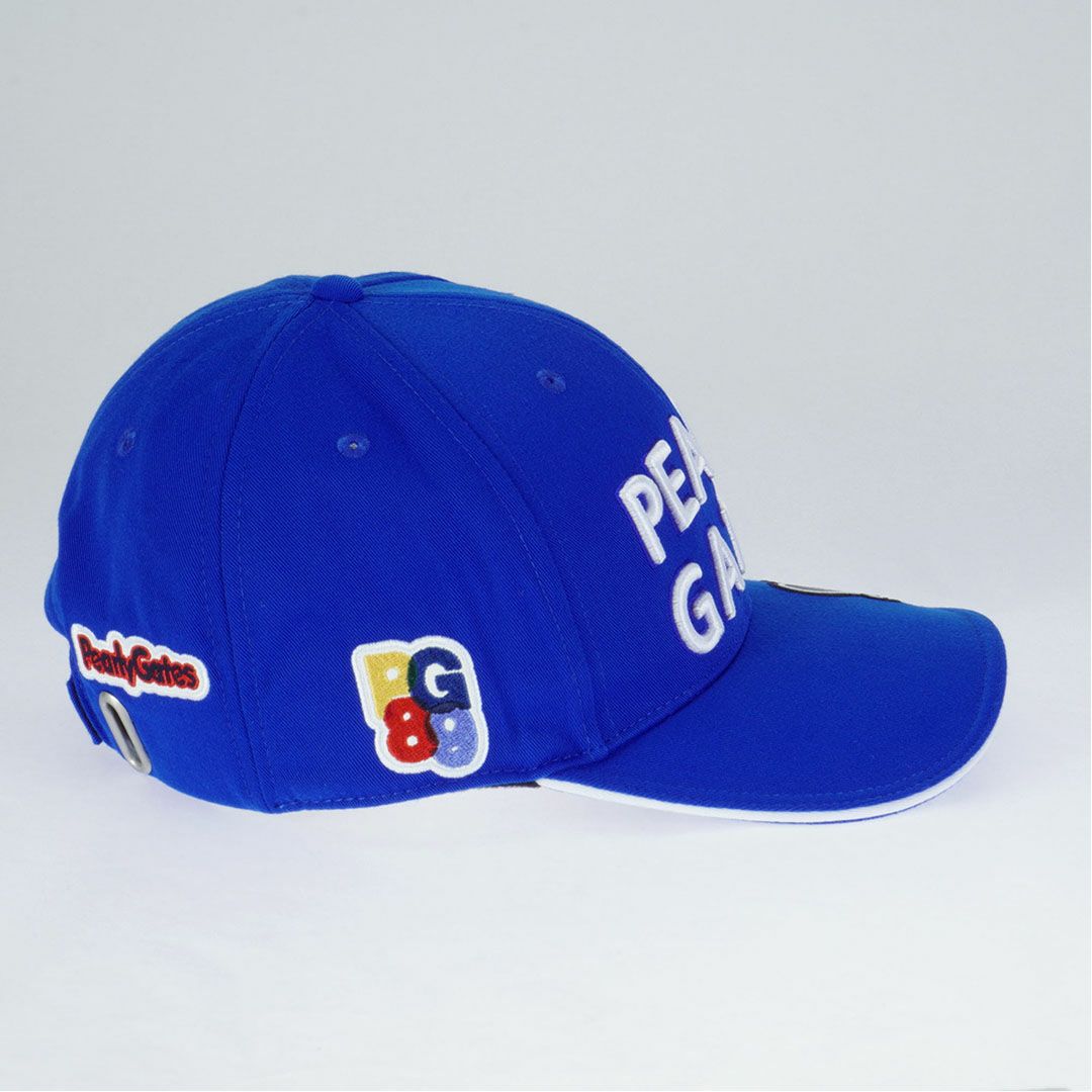 パーリーゲイツ]2段ロゴリサイクルツイルBASICキャップ (UNISEX