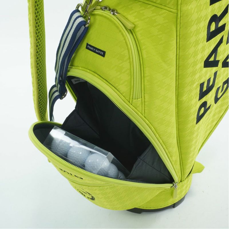 PEARLY GATES キャディバッグ グリーン/ブラック　男女兼用 PEARLY GATES（パーリーゲイツ） ショルダーバッグ PG is PGキャディ