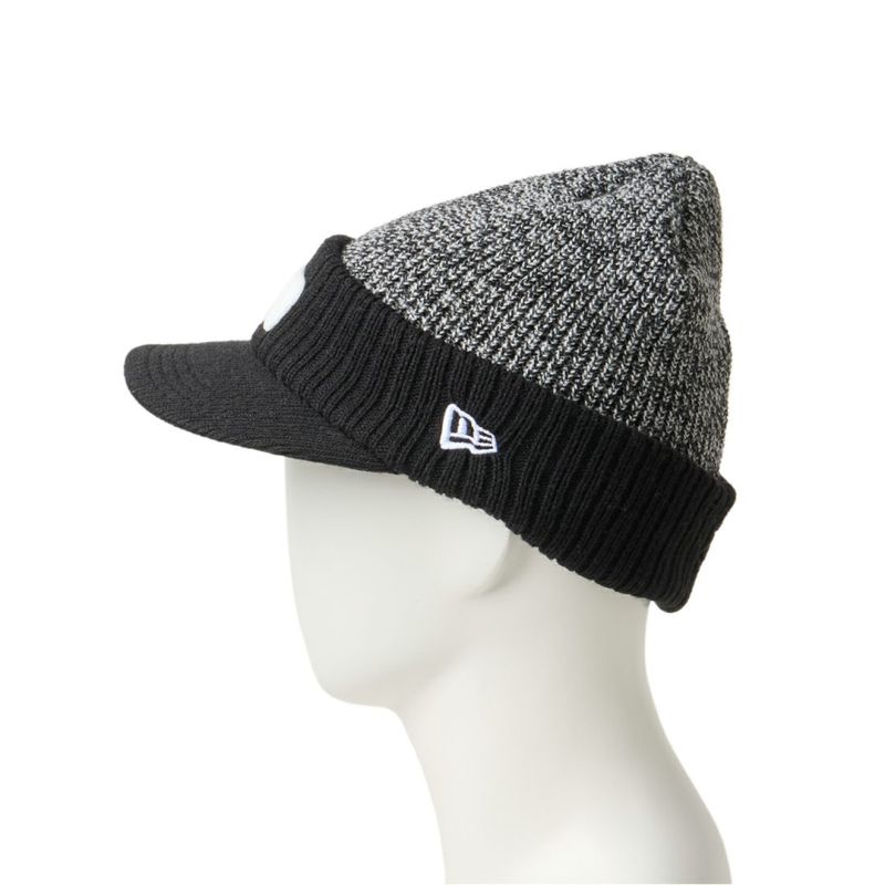 ニューエラ NEW ERA メンズ メンズ [ゴルフ]  バイザーニットキャップ TPUロゴ ブラック ERMZ53UB 詳細1