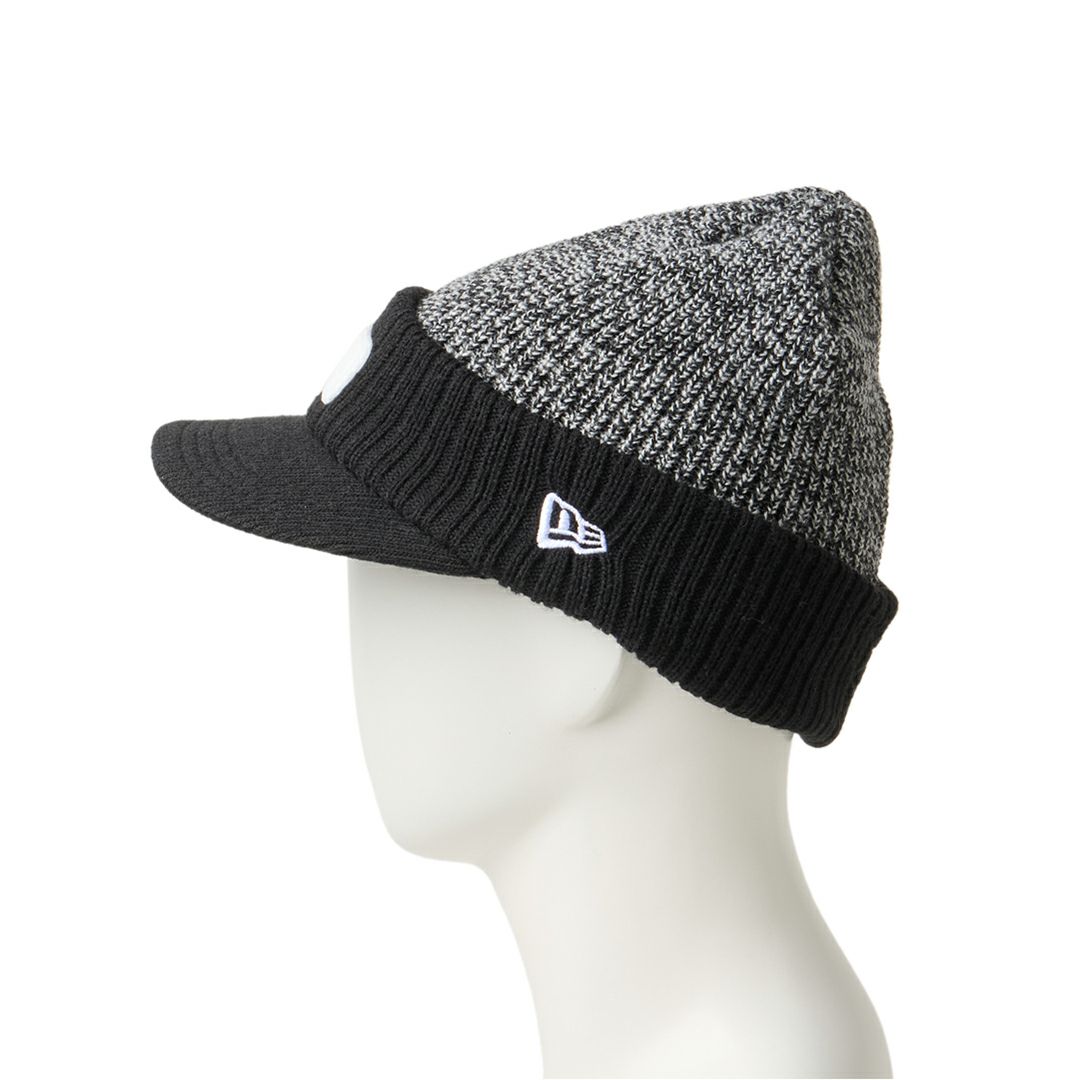 ニューエラ NEW ERA メンズ メンズ [ゴルフ]  バイザーニットキャップ TPUロゴ ブラック ERMZ53UB 詳細1
