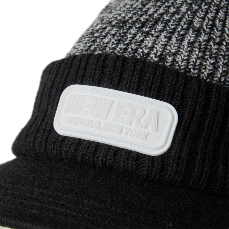 ニューエラ NEW ERA メンズ メンズ [ゴルフ]  バイザーニットキャップ TPUロゴ ブラック ERMZ53UB 詳細3