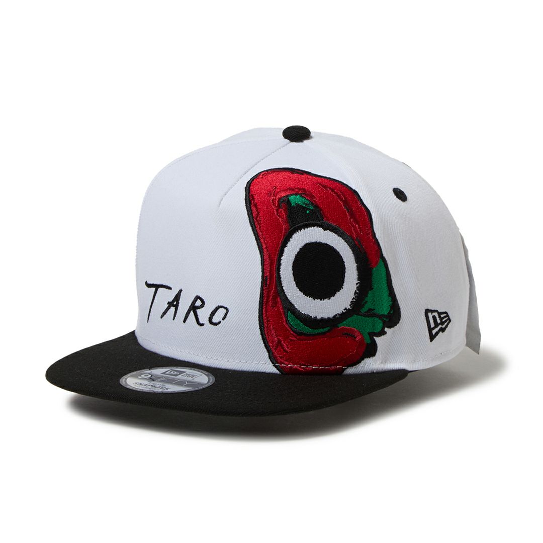 ニューエラ NEW ERA メンズ メンズ [ゴルフ] 9FIFTY A-Frame TARO OKAMOTO 岡本太郎 にらめっこ ホワイト/ブラック ERMZ544C 詳細2