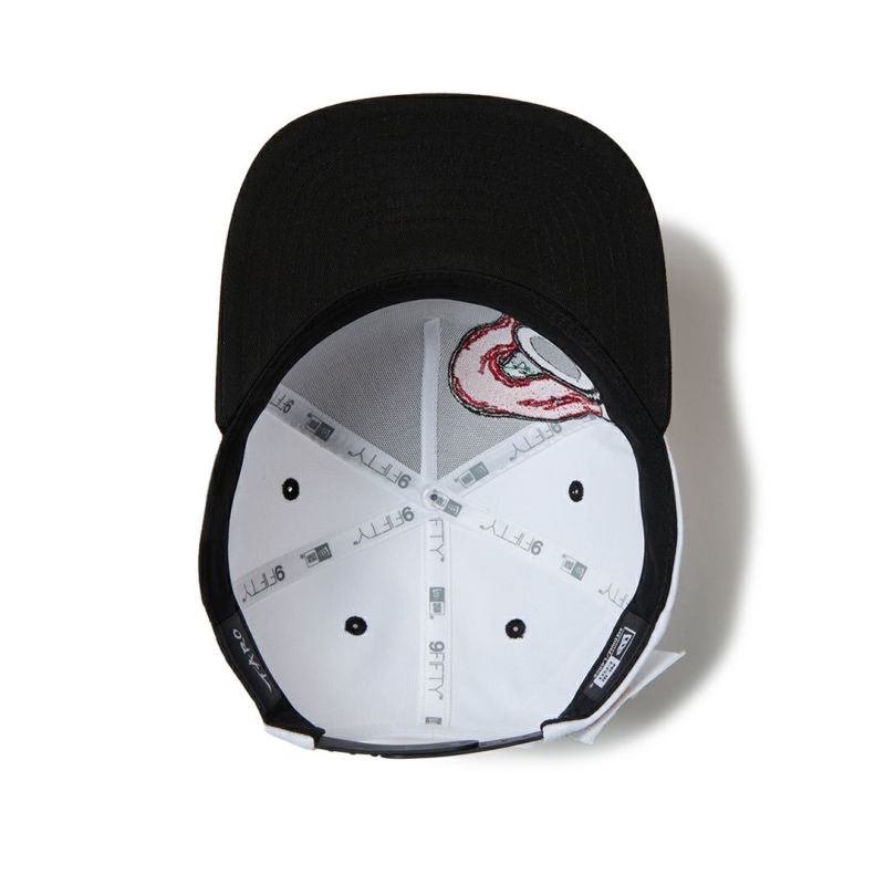 ニューエラ NEW ERA メンズ メンズ [ゴルフ] 9FIFTY A-Frame TARO OKAMOTO 岡本太郎 にらめっこ ホワイト/ブラック ERMZ544C 詳細6