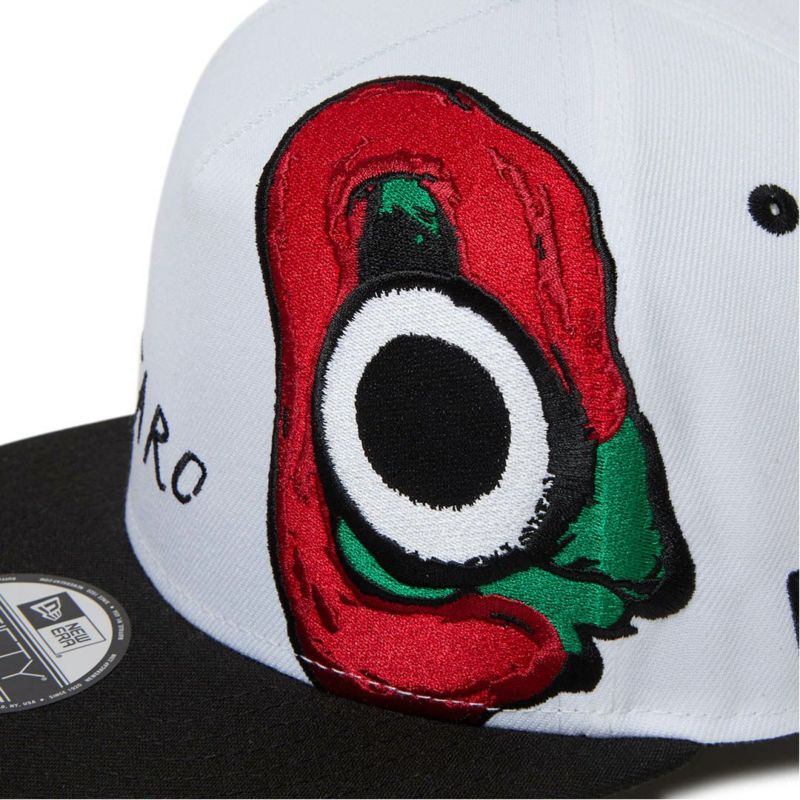 ニューエラ NEW ERA メンズ メンズ [ゴルフ] 9FIFTY A-Frame TARO OKAMOTO 岡本太郎 にらめっこ ホワイト/ブラック ERMZ544C 詳細7