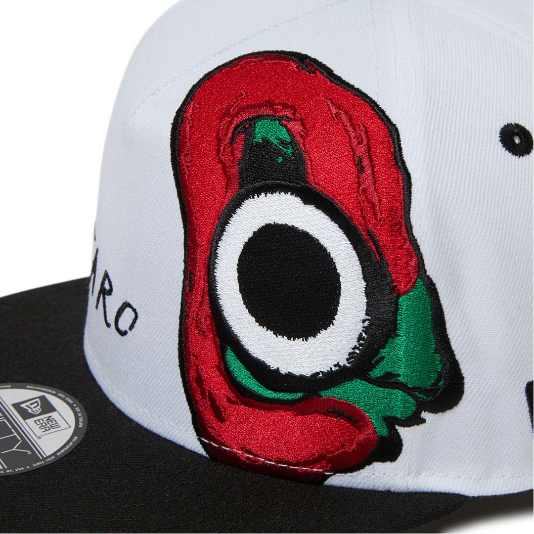 ニューエラ NEW ERA メンズ メンズ [ゴルフ] 9FIFTY A-Frame TARO OKAMOTO 岡本太郎 にらめっこ ホワイト/ブラック ERMZ544C 詳細7