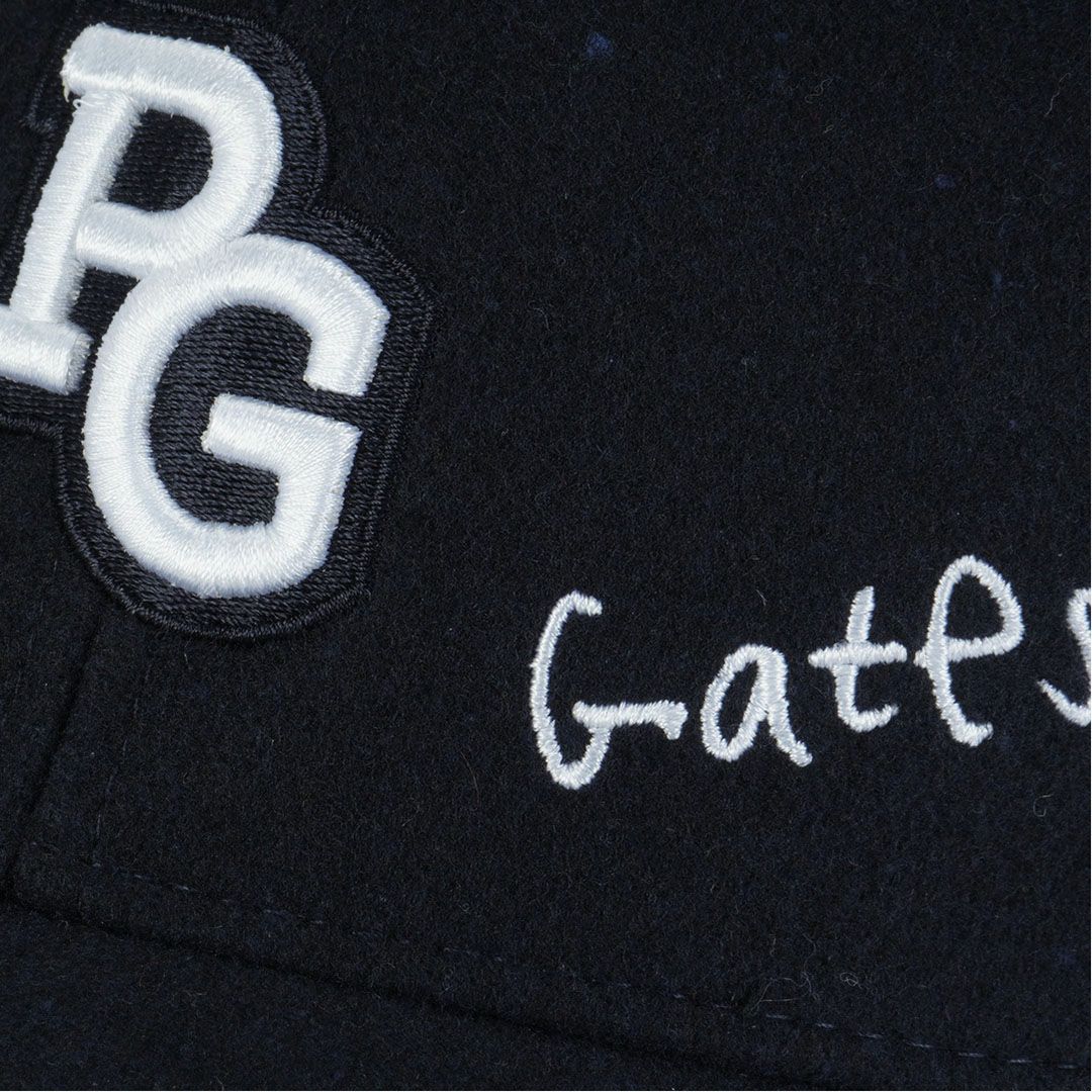 パーリーゲイツ PEARLY GATES ユニセックス メンズ レディース ロゴ刺繍起毛キャップ PAMG5ABF ネイビー