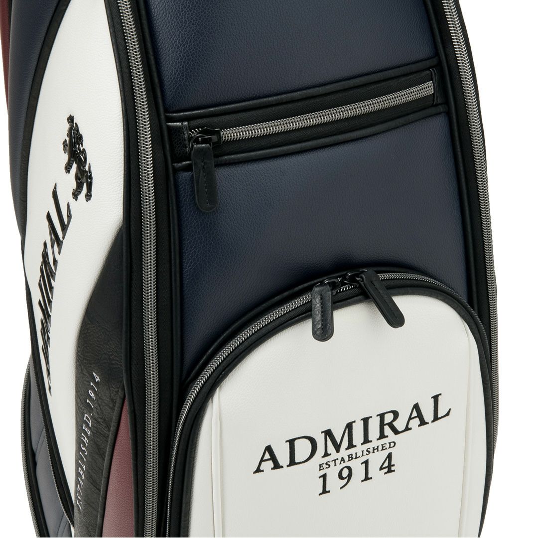 Admiral GOLF ユニセックス メンズ レディース キャディバッグ トリコロール 詳細6