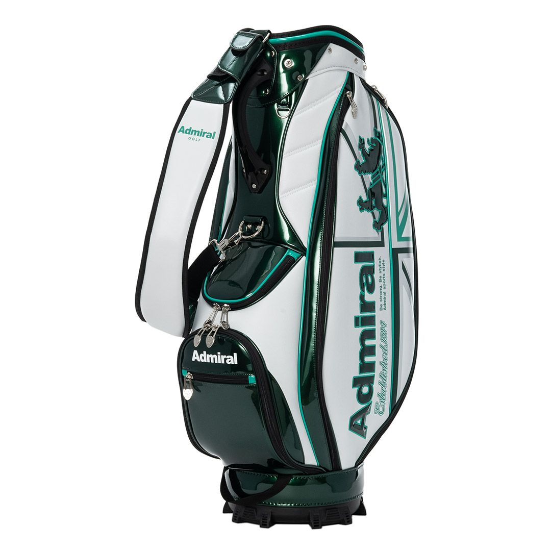 Admiral GOLF ユニセックス メンズ レディース キャディバッグ ホワイト 詳細1