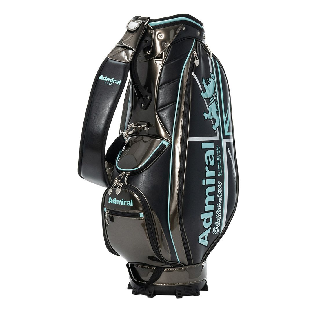 Admiral GOLF ユニセックス メンズ レディース キャディバッグ ブラック 詳細1