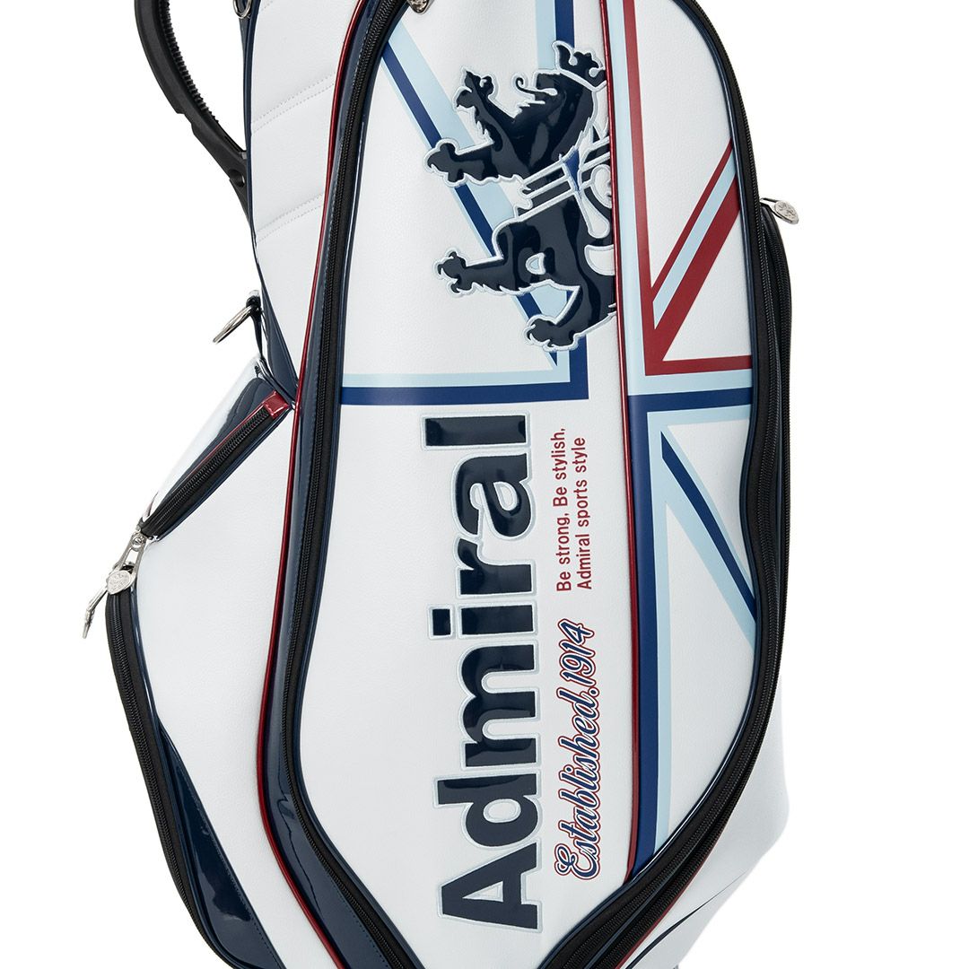 Admiral GOLF ユニセックス メンズ レディース キャディバッグ トリコロール 詳細8