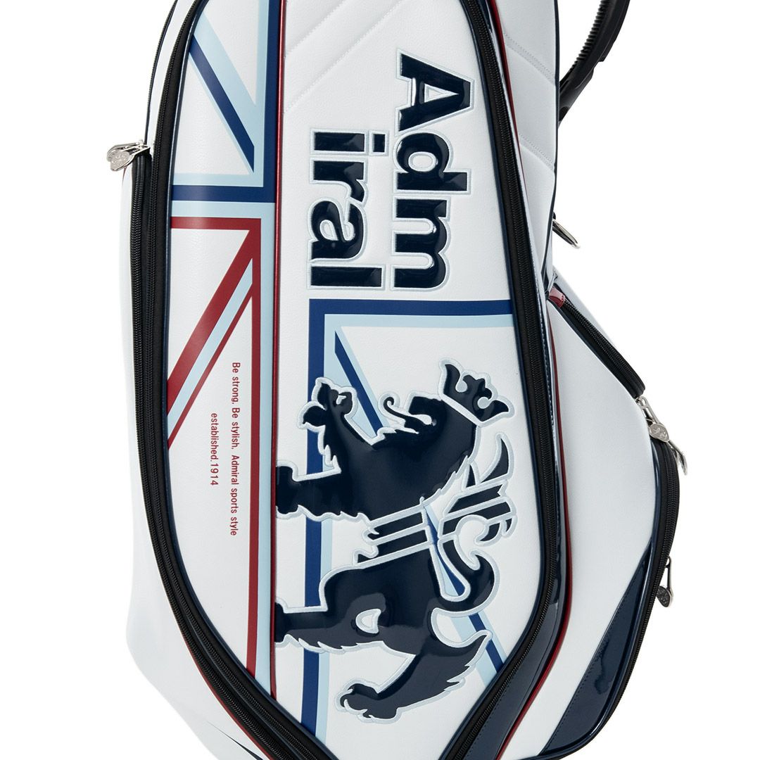 Admiral GOLF ユニセックス メンズ レディース キャディバッグ トリコロール 詳細9
