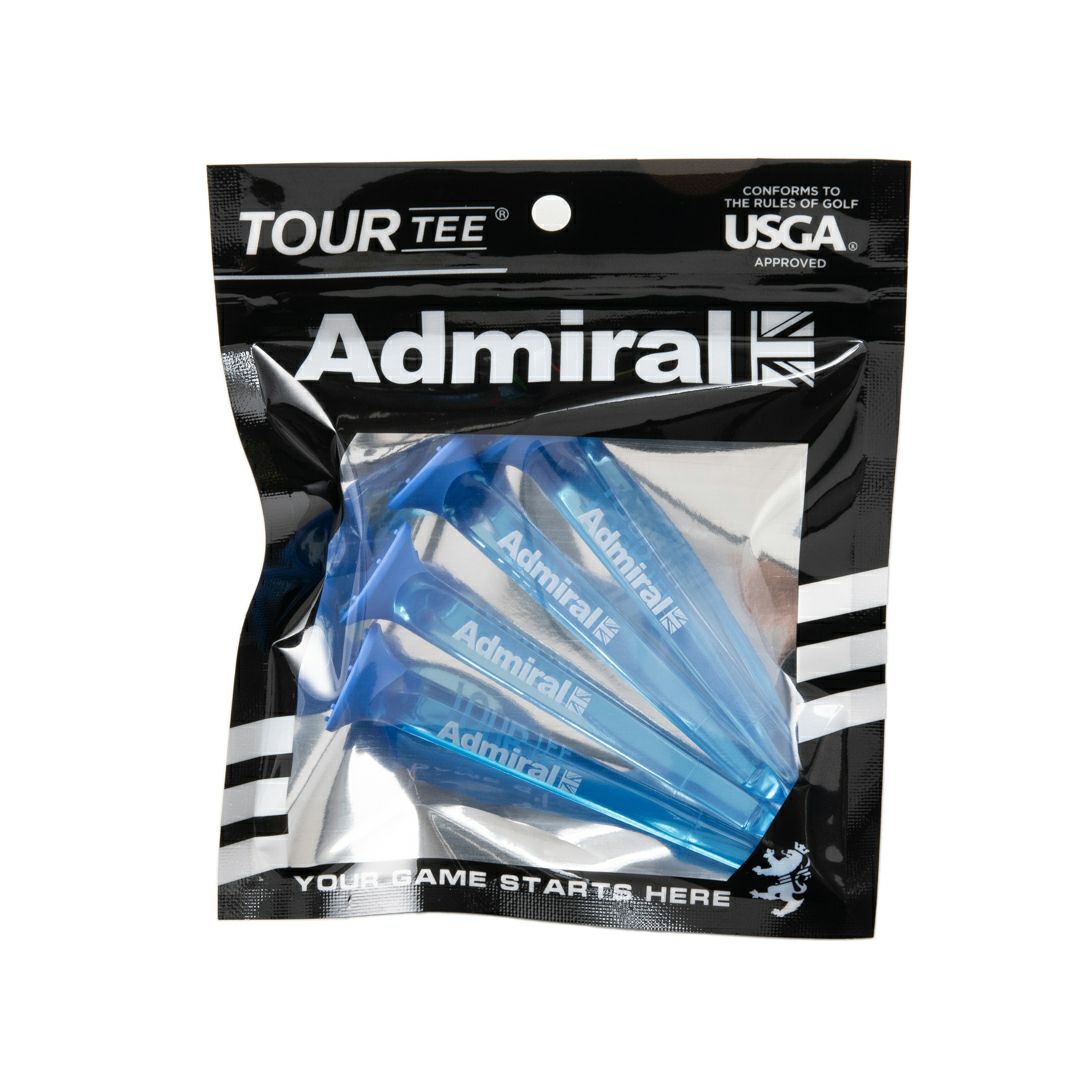 Admiral GOLF ユニセックス メンズ レディース ツアーティー tourtee ブルー パッケージ付き