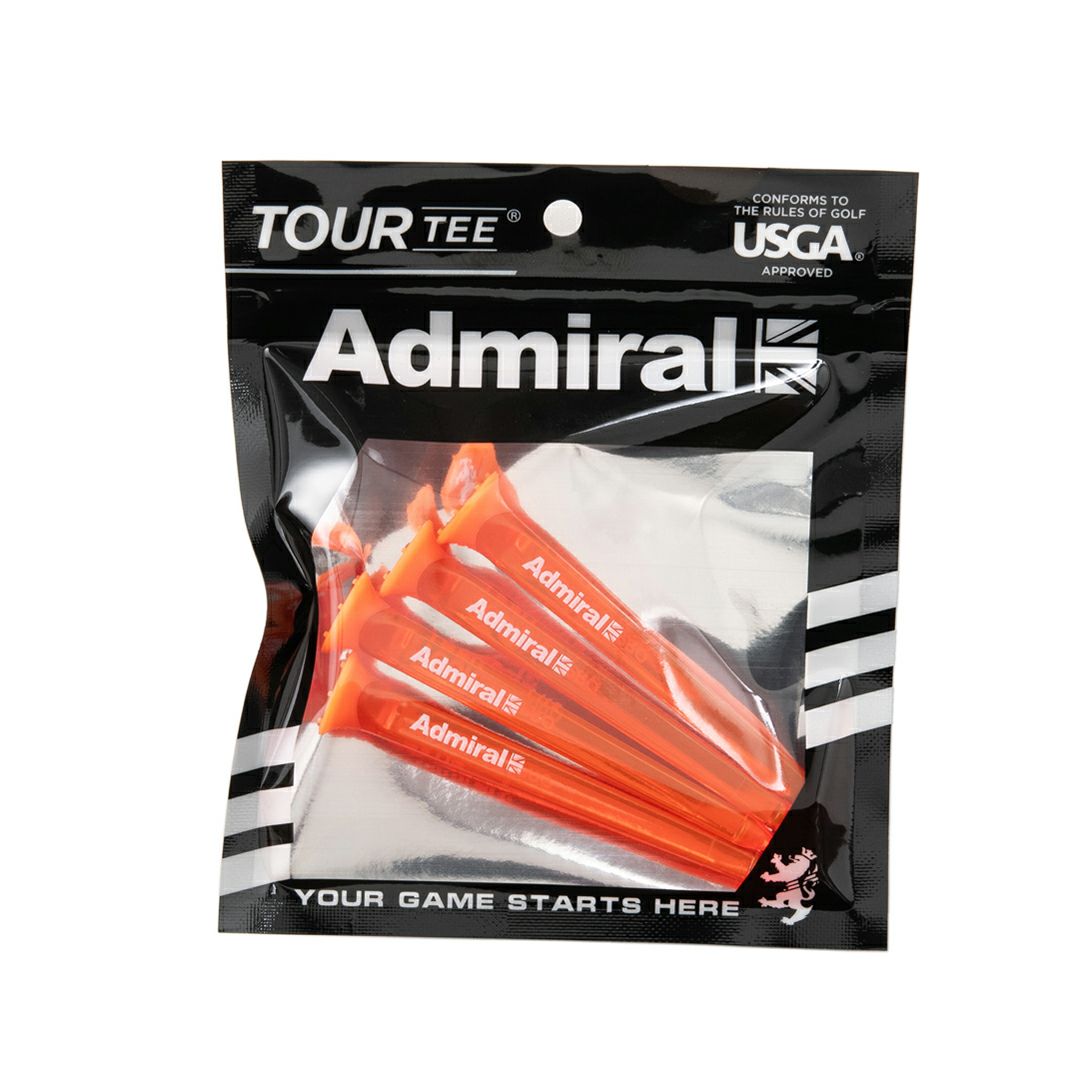Admiral GOLF ユニセックス メンズ レディース ツアーティープロ オレンジ パッケージ付き
