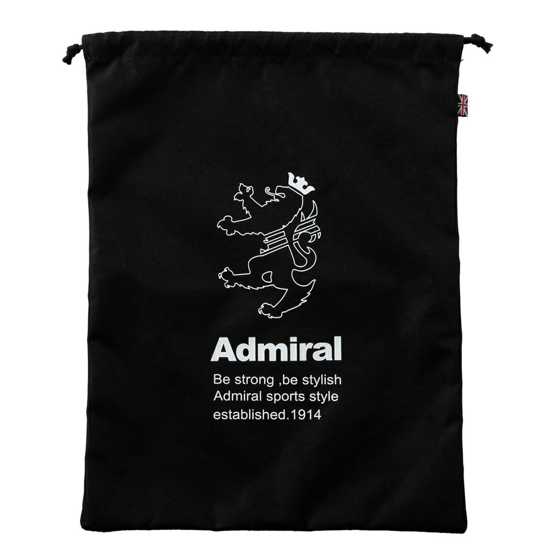 Admiral GOLF ユニセックス メンズ レディース 巾着 マルチケース シューズケース ブラック