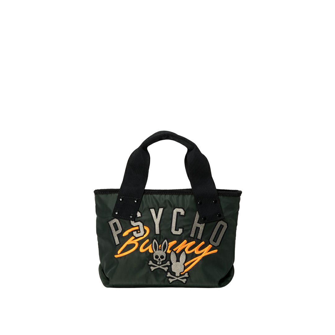 PsychoBunny ユニセックス メンズ レディース ラウンドバッグ オリーブ