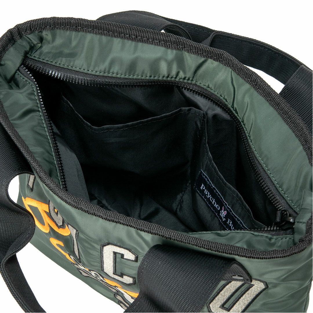 PsychoBunny ユニセックス メンズ レディース ラウンドバッグ オリーブ 詳細3
