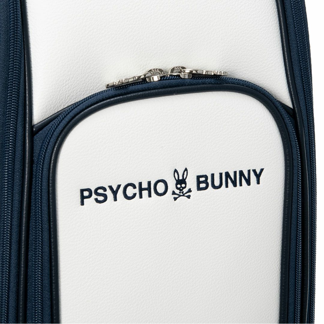 PsychoBunny ユニセックス メンズ レディース スタンドキャディバッグ ホワイト 詳細10