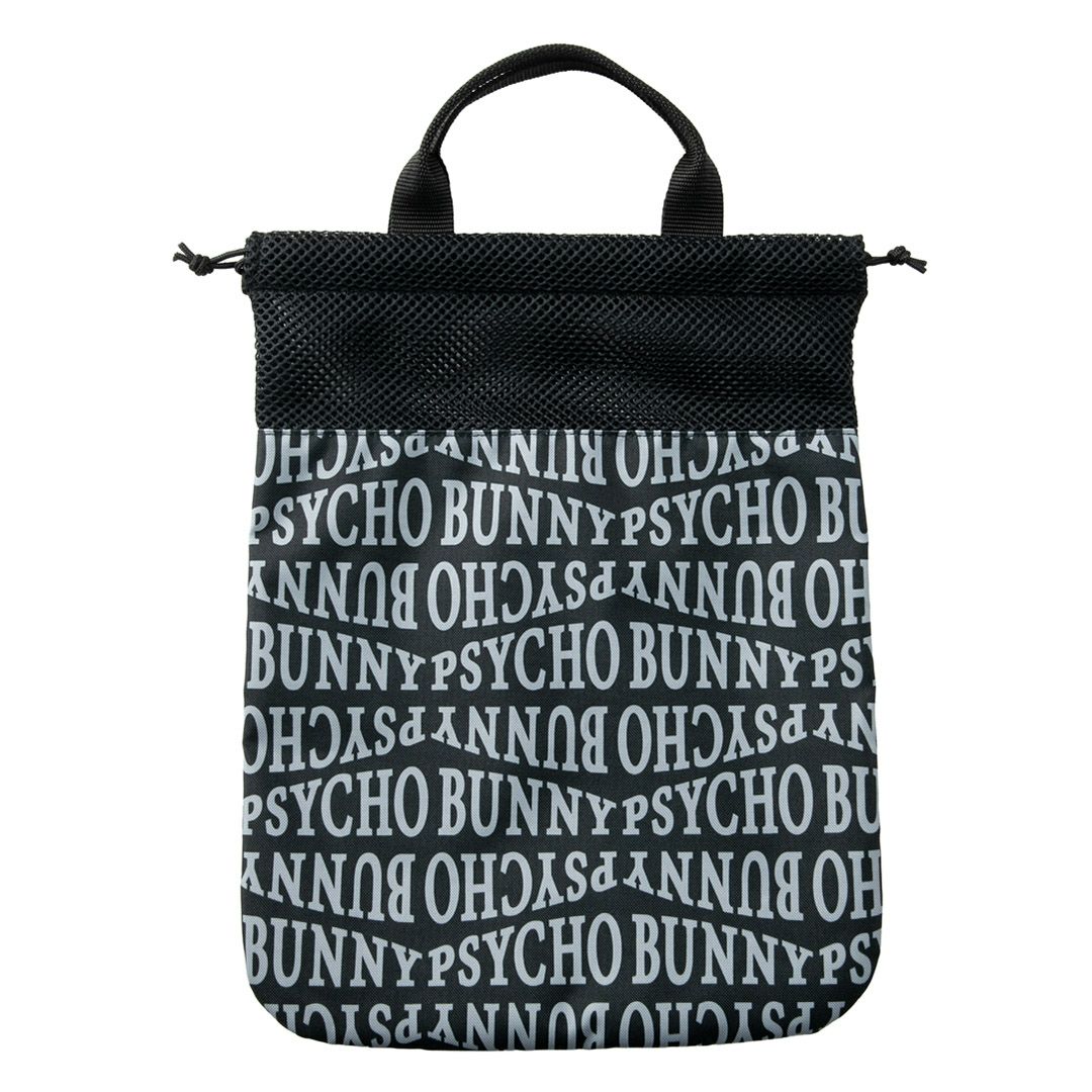 PsychoBunny ユニセックス メンズ レディース マルチバッグ マルチケース ブラック 背面