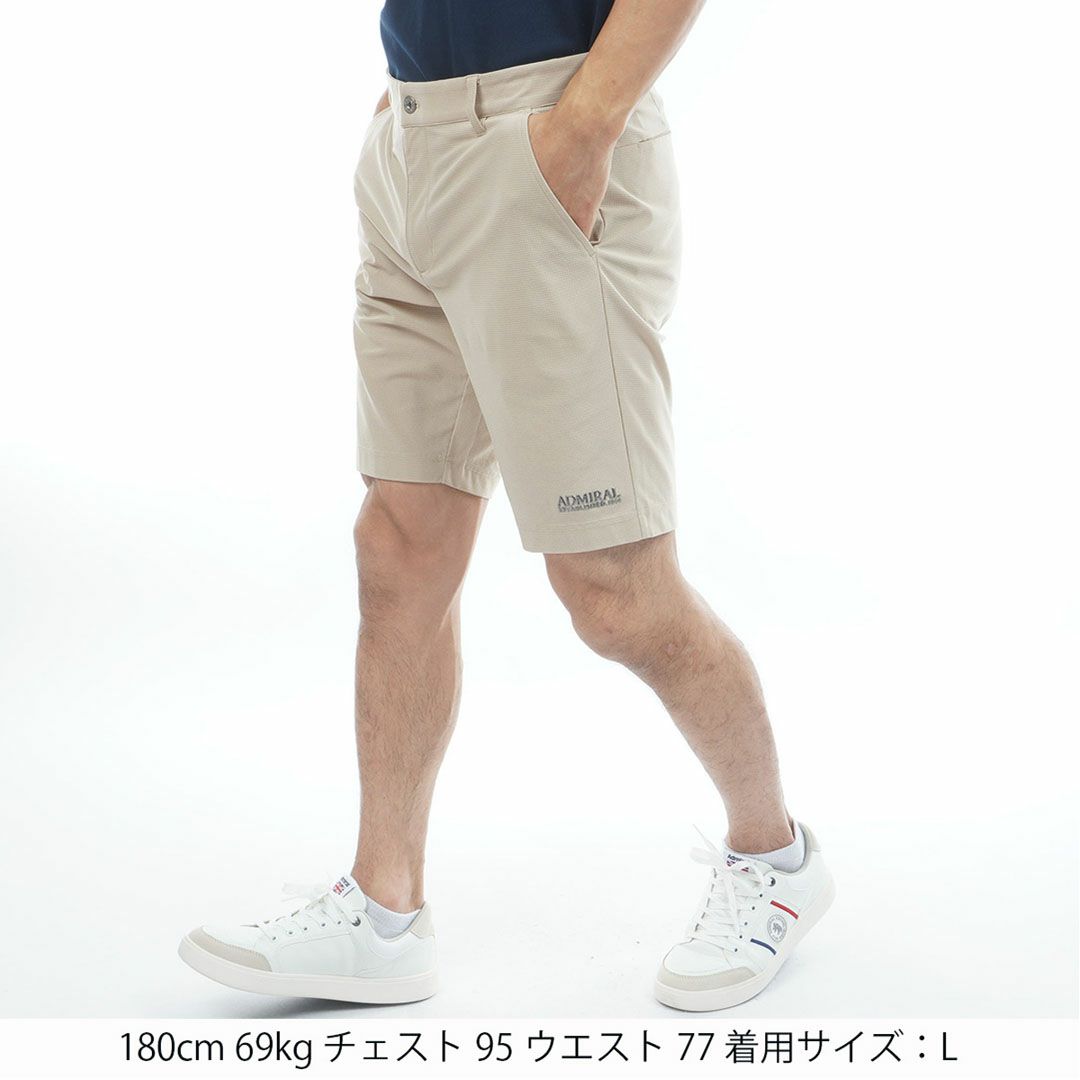 AdmiralGOLF アドミラルゴルフ メンズ ゴルフウェア ショートパンツ サンドベージュ 詳細2