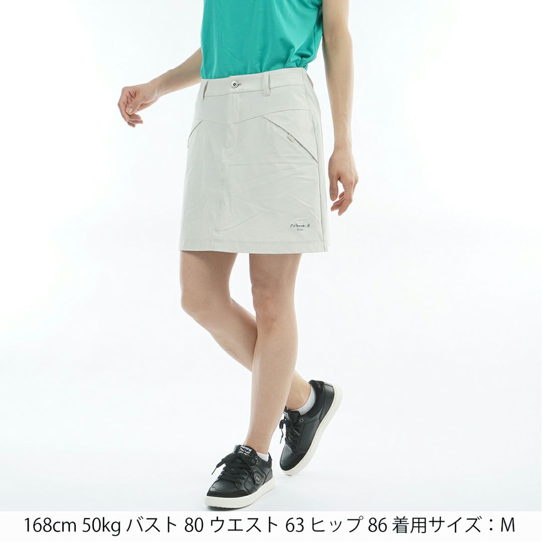 アドミラル ゴルフ]レディース 冷感ナイロン デザインポケットスカート