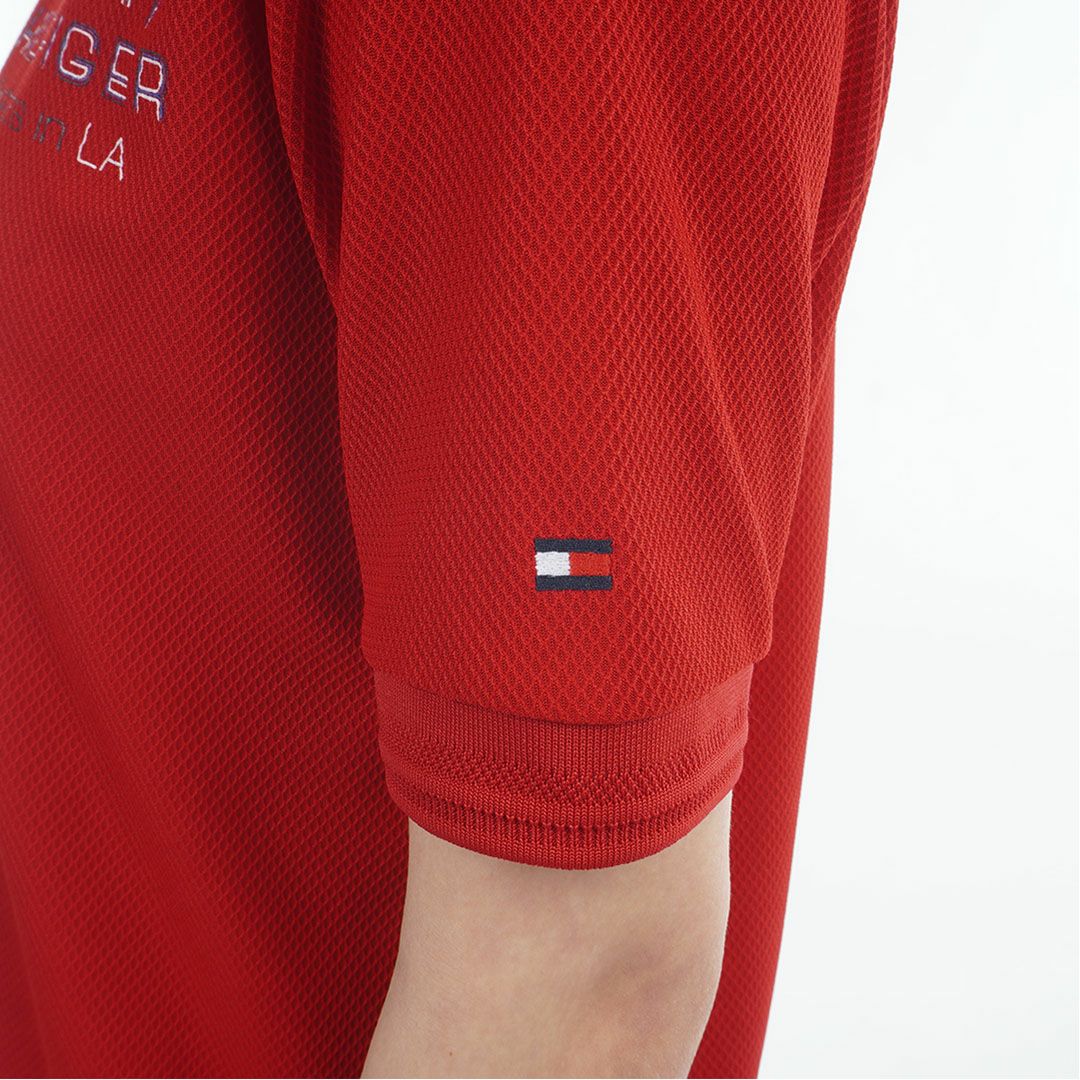 TommyHilfigerGolf トミーヒルフィガーゴルフ レディース 半袖ポロシャツ レッド 詳細6