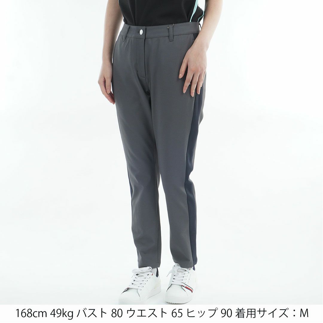TommyHilfigerGolf トミーヒルフィガーゴルフ レディース ゴルフウェア 九分丈パンツ チャコールグレー 詳細2