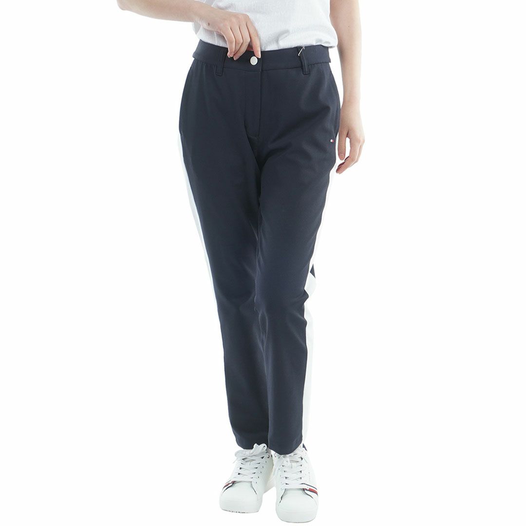 TommyHilfigerGolf トミーヒルフィガーゴルフ レディース ゴルフウェア 九分丈パンツ ネイビー 詳細1