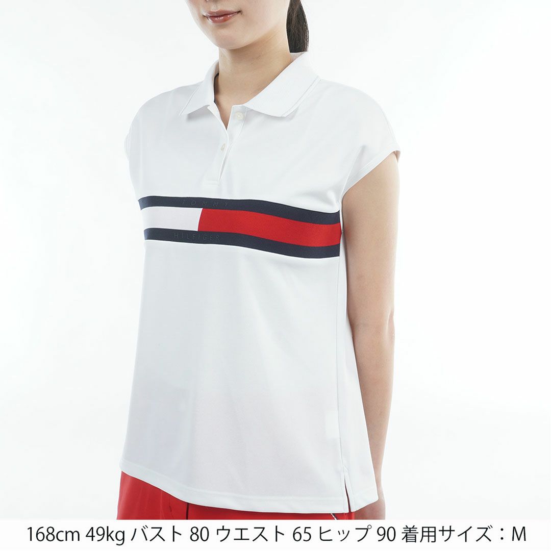 TommyHilfigerGolf トミーヒルフィガーゴルフ レディース ポロシャツ 半袖 ホワイト 詳細2