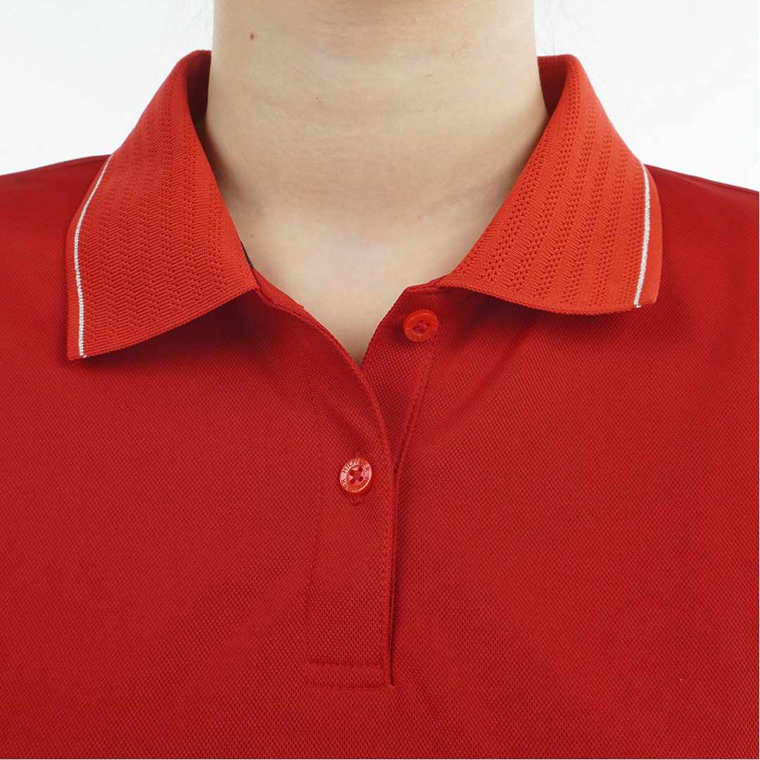 TommyHilfigerGolf トミーヒルフィガーゴルフ レディース ポロシャツ 半袖 レッド 詳細7