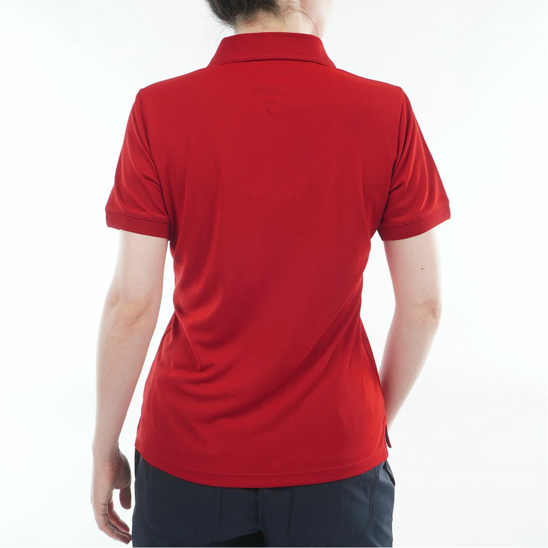 TommyHilfigerGolf トミーヒルフィガーゴルフ レディース ポロシャツ 半袖 レッド 詳細4