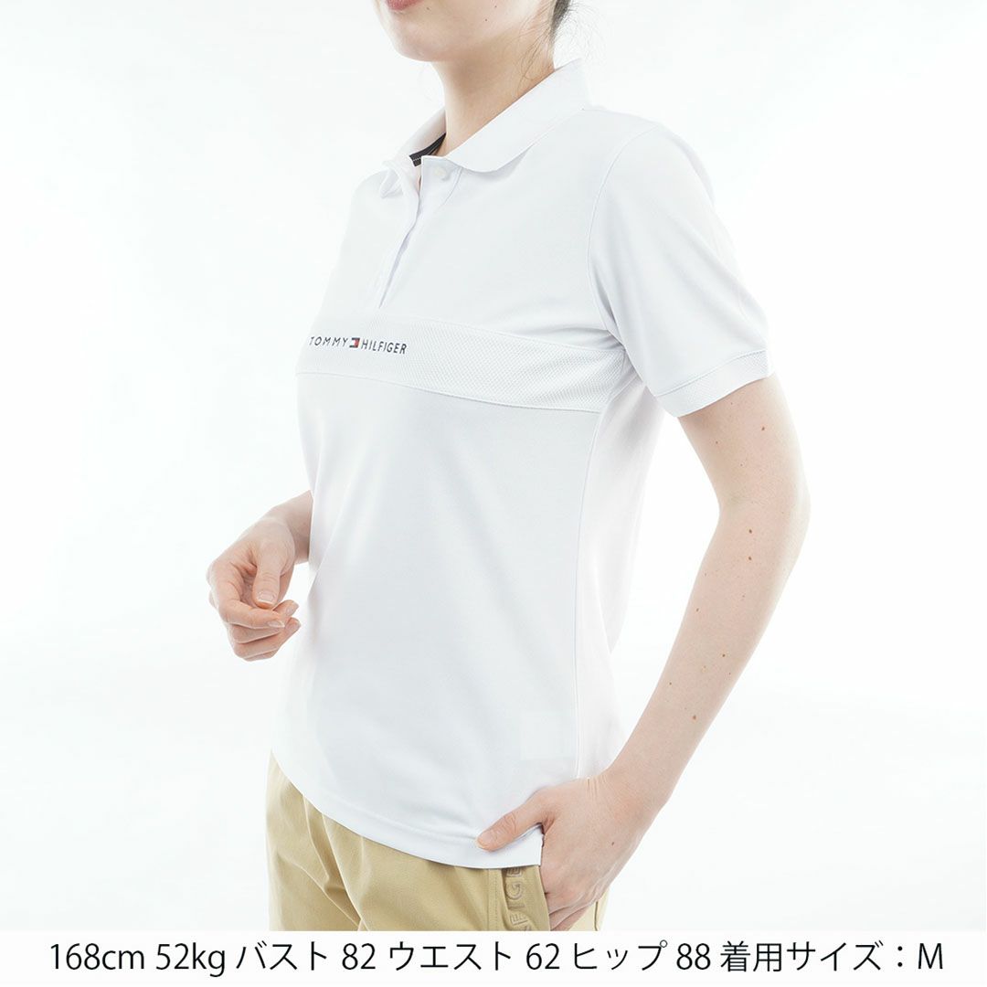 TommyHilfigerGolf トミーヒルフィガーゴルフ レディース ポロシャツ 半袖 ホワイト 詳細2